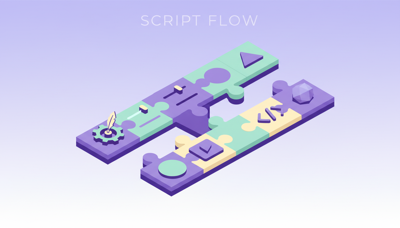 Script customization flow